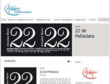 Tablet Screenshot of imprentamoderna.com
